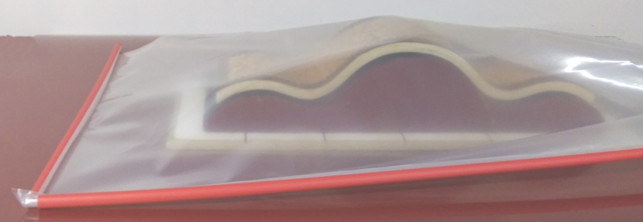 applying the second c channel to three sided bag