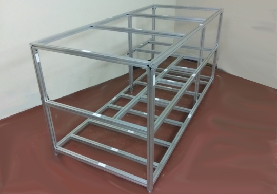 custom t slot table for trade show booth