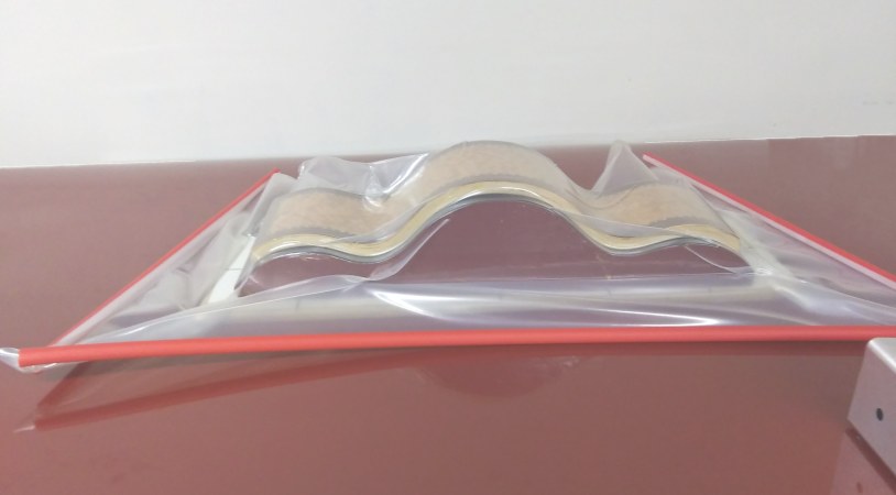 three sided bag under vacuum