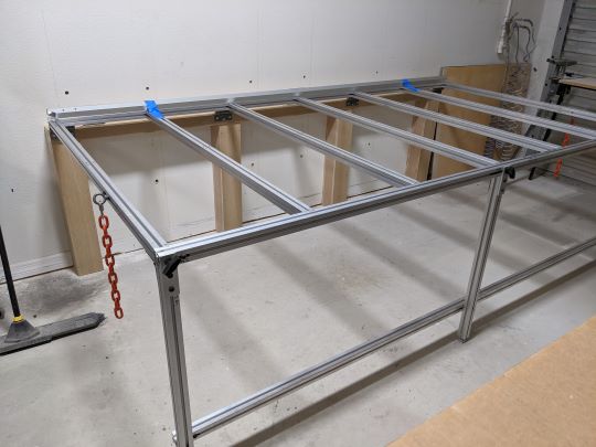 assembling wall mounted frame press